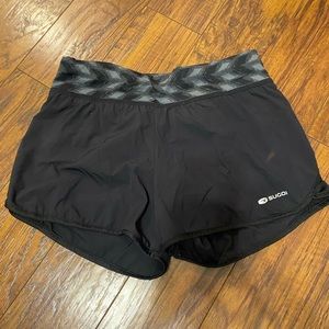 Black workout shorts